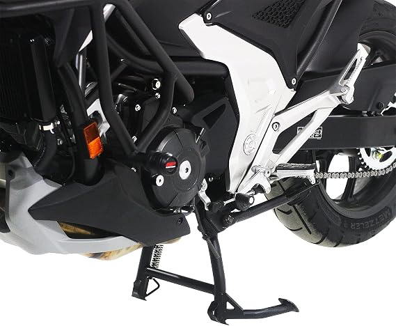 GP Kompozit Center Kickstand Black Compatible For Honda NC750X 2021-2024