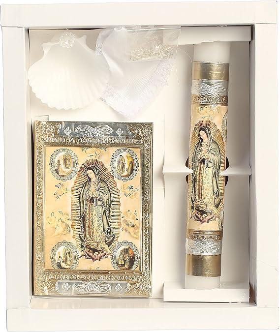 baptismal Candles kit Bible Candle Baptism Candle Set Girl Catholic Baptism Candle Set for Boys Decorations Sets Girls boy