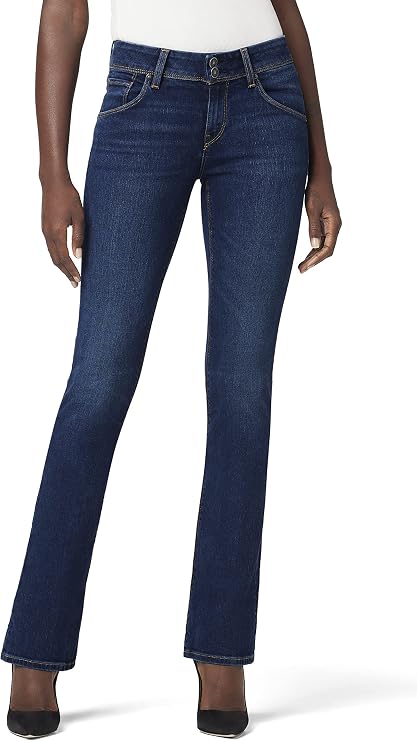 Hudson Women's Beth Mid Rise Baby Bootcut Jeans Jeans