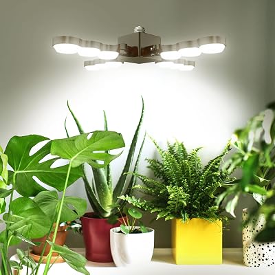 SANSI LED Grow Light, PPF 96 umols LED Full Spectrum, 60W Plant Grow Lamp with Optical Lens for High PPFD, Perfect for Indoor Greenhouse Plants, E26 Base