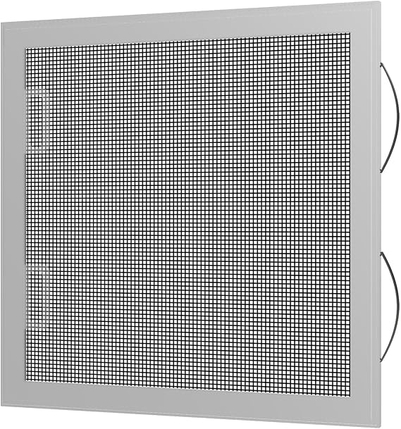 Custom Window Screen Replacement - Fully Assembled Double Hung Full Screen. The DH8 Utilizes Two Leaf Springs to Help Secure the Screen in Your Window and a Pull Rail for Easy Installation and Removal