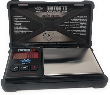 My Weigh Triton T3 660g x 0.1g Digital Scale w/Durable Rubber Case