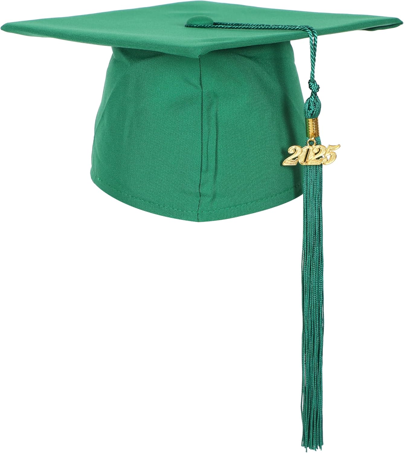 Matte Kindergarten Preschool Graduation Cap with Year Tassel Charm for Children