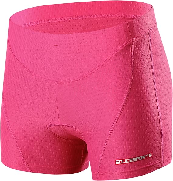 Women's Bike Shorts 3D Padded Cycling Underwear Shorts | Breathable Stretch Fabric, MTB Road Biking, Bicycle Riding, Moisture Wicking, Anti-Chafe Comfort, Ergonomic 3D Cushion