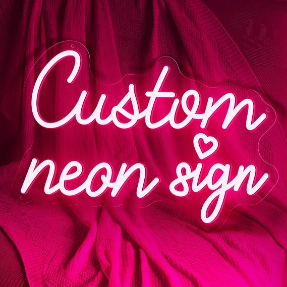 Custom Neon Sign for Wall Decor Personalized Dimmable LED Neon Sign Lights
