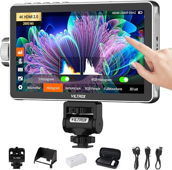 VILTROX DC-A1 7 inch HD 1920x1080 IPS 2800 Nit Camera Field Monitor