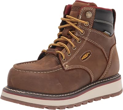 KEEN Utility womens Cincinnati 6 Composite Toe Waterproof Wedge Work Boots