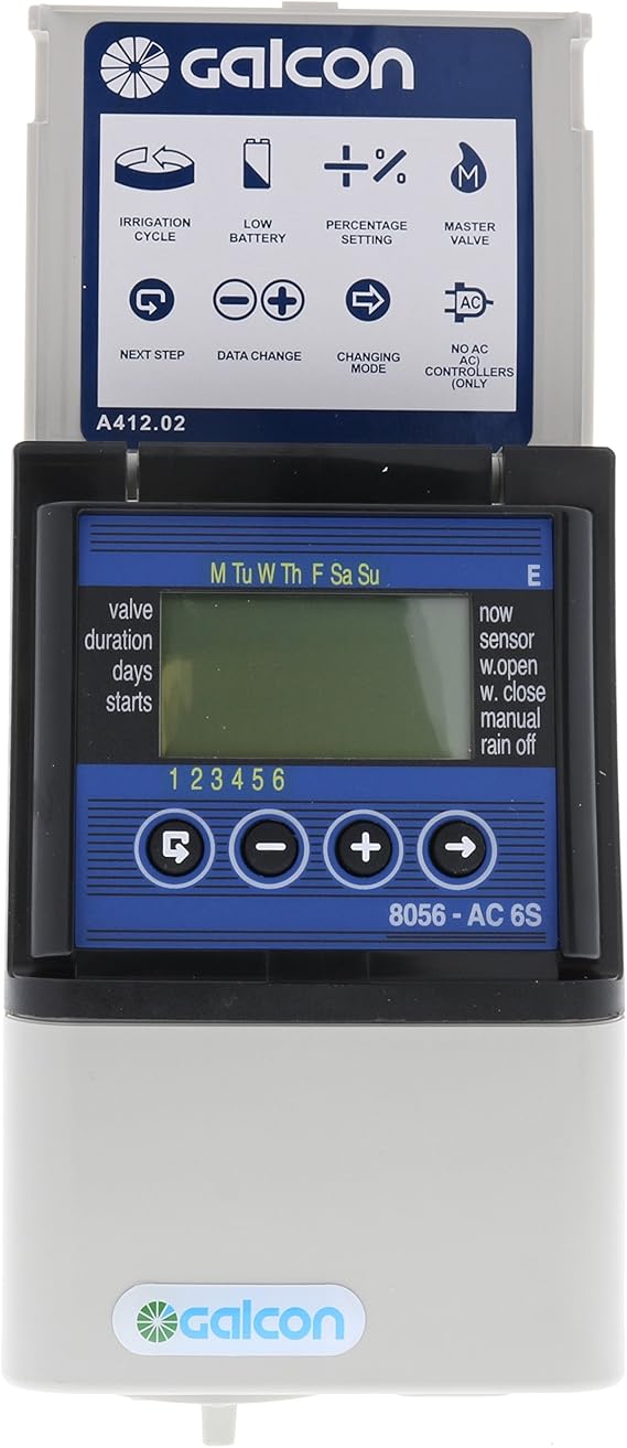 Galcon 8056S AC-6S 6-Station Indoor Irrigation & Propagation S Operation Controller