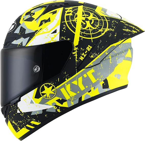 KYT NZ-Race Carbon Composite Racing Helmet Clear Visor Full Face ECE 22.05 & DOT FMVSS 218 Approved Motorcycle Helmet