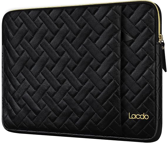 Lacdo 13 inch Laptop Sleeve Case for 13 inch New MacBook Air M5 A3449 (2026), M4 A3240 2025, M3 A3113, M2 A2681, M1 A2337, 13" MacBook Neo A18 Pro A3404 (2026), iPad Air/Pro 13 M5 Computer Bag, Black