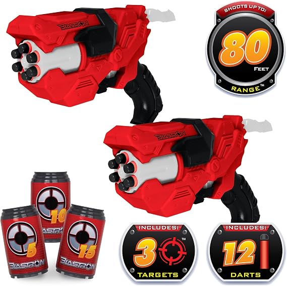 BlastronTM 2PK 10.5" Magnum Dart Blasters