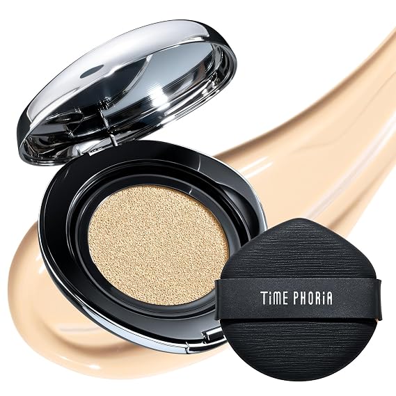 Timeless Lumina Matte Cover Cushion Foundation -00 Bare, Full Coverage Air Cushion, Lightweight & Natural Flawless Matte Finish, 12H Oil Control, Long-Lasting, Waterproof, Sweatproof