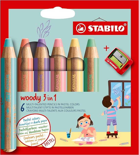 STABILO woody 3-in-1 - Multi-Talented Pencil