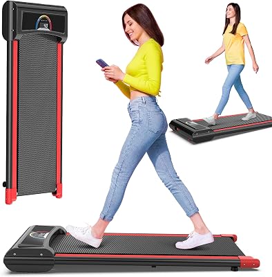 Walking Pad, Compact & Portable Under Desk Treadmill, Mini Treadmills for Home Small, Installation-Free with Remote Control