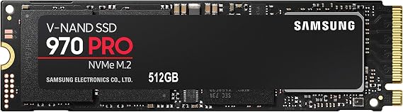 Samsung 970 PRO 512GB - NVMe PCIe M.2 2280 SSD MZ-V7P512BW