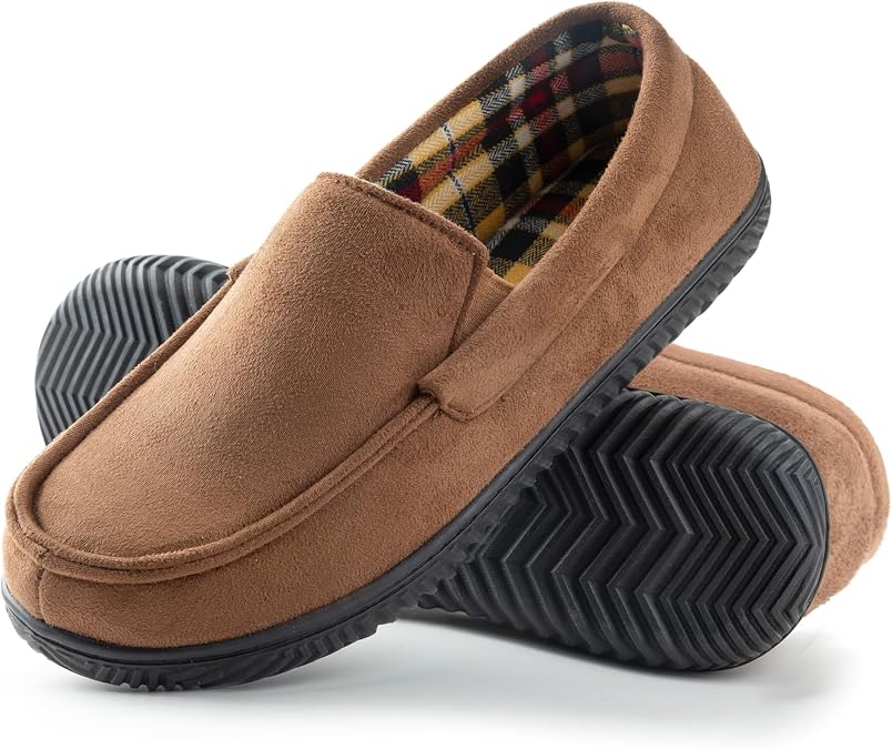 RockDove Herren Alexander Flanell Loafer Hausschuhe