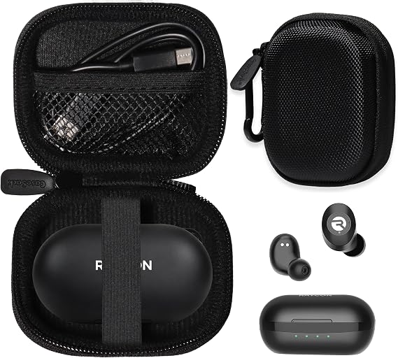 Case for Raycon Everyday Earbuds (2024 Edition) - in-Ear Buds, Raycon Fitness Earbuds (Black)