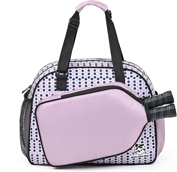 Boulder Bee Pickleball Tote Bag for Women with Paddle Holder