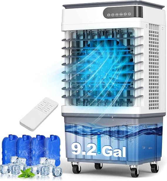 2900CFM Swamp Cooler, 3-IN-1 Evaporative Air Conditioner(2)