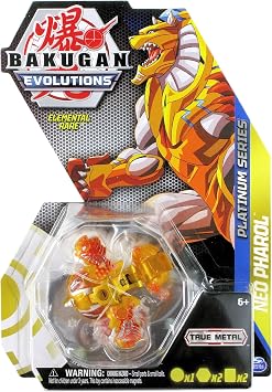 Bakugan Evolutions 2022 Platinum Series Die-cast Elemental Rare Aurelus Neo Pharol