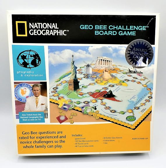National Geographic 2002 Geo Bee Challenge Game (1-6 Players, Ages 8 And Up)
