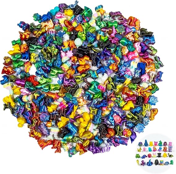 Copbopwn 40PCS Mini 3D Printed Animals Set Cute Animal Figurines Small 3D Printed Fidget Toy Miniverse Animals for Creative Home Office Desk Decor Party Favors Easter Basket Stuffers for Adults